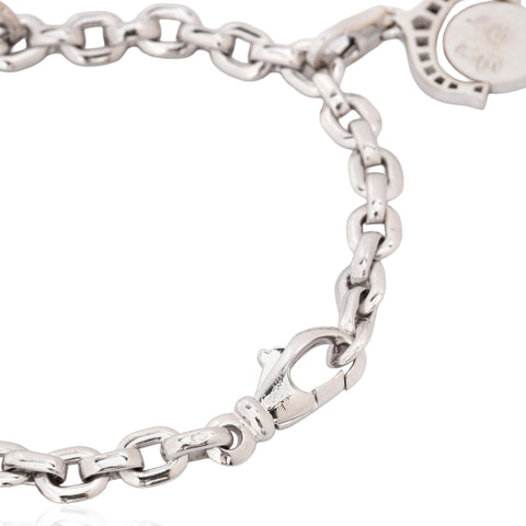 Vintage Diamond Charm Bracelet, by Cartier