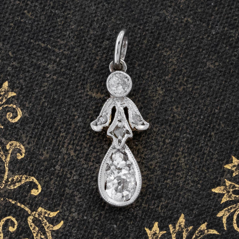 Vintage Diamond Drop Charm