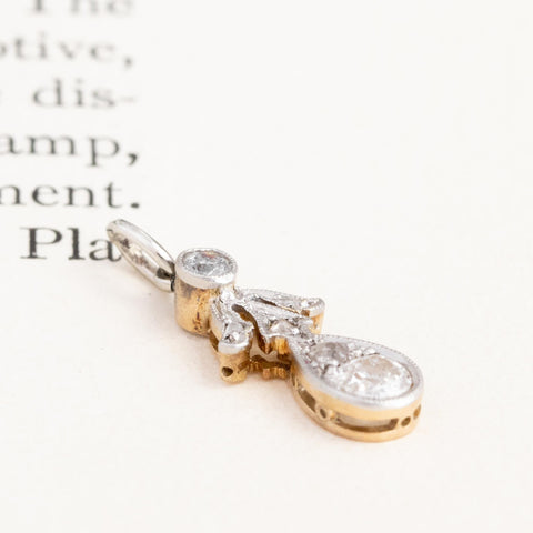 Vintage Diamond Drop Charm