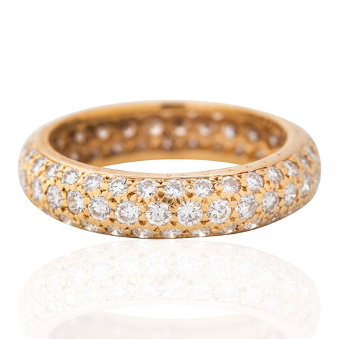 1.75ctw Vintage Diamond Eternity Band, by Cartier