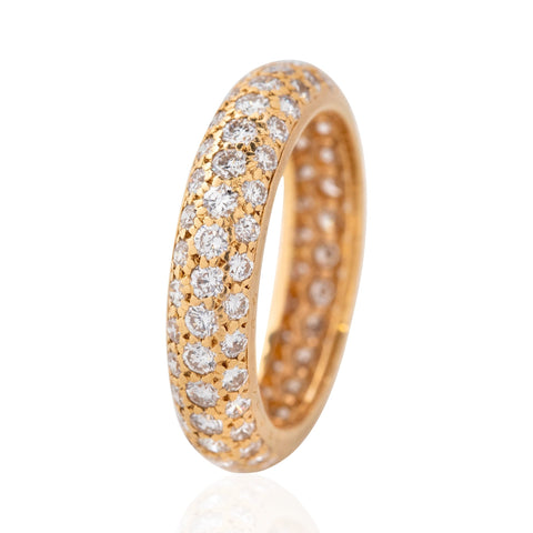 1.75ctw Vintage Diamond Eternity Band, by Cartier