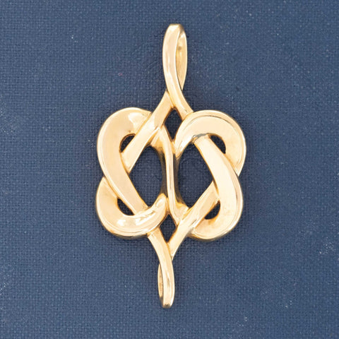 Vintage Double Knot Pendant
