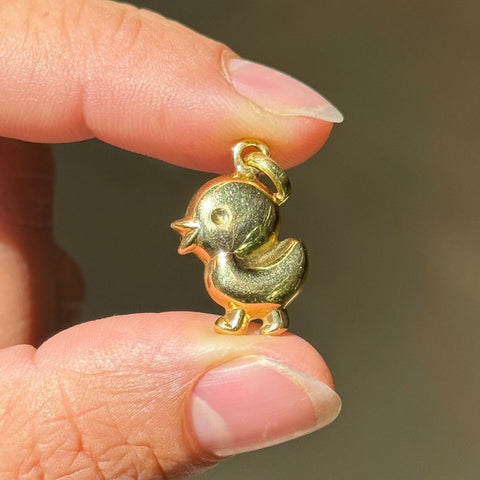 Vintage Duckling Charm, Italian