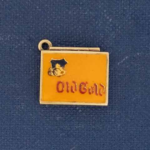 Vintage Enamel Cigarette Case Charm