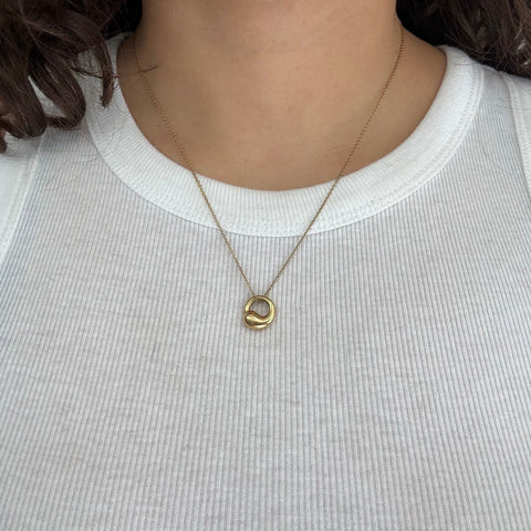 Tiffany Eternal Circle pendant Elsa Peretti iconic minimalist jewelry