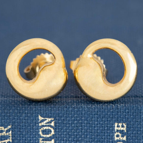 Vintage Eternal Circle Stud Earrings, by Elsa Peretti for Tiffany & Co.