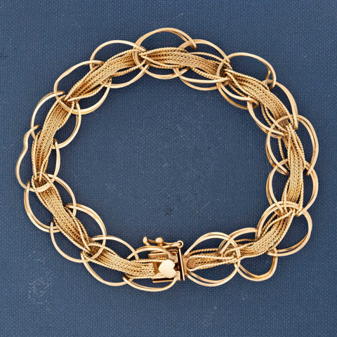Vintage Fancy Link Bracelet