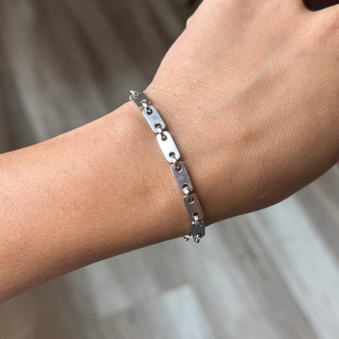 Vintage Fidelity Link Bracelet, by Cartier