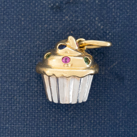 Vintage Gemstone Cupcake Charm, by Tiffany & Co.