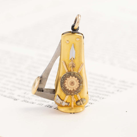 Vintage Gold Cigar Cutter