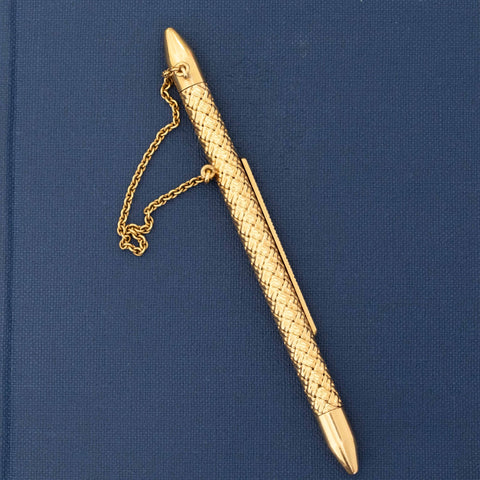 Vintage Gold Makeup Brush by Van Cleef & Arpels