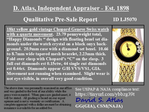Vintage Happy Diamonds Watch, by Chopard