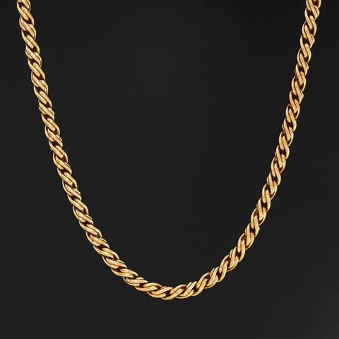 Vintage Heavy Braided Rope Chain