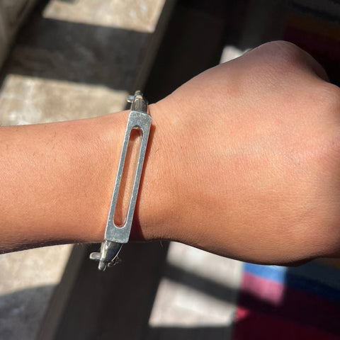Vintage Horsebit Silver Bracelet, by Gucci