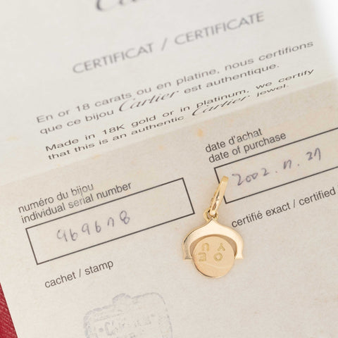 Vintage I LOVE U Charm, by Cartier