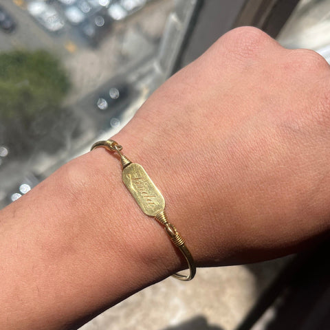 Vintage ID Coil Bangle by Cartier France