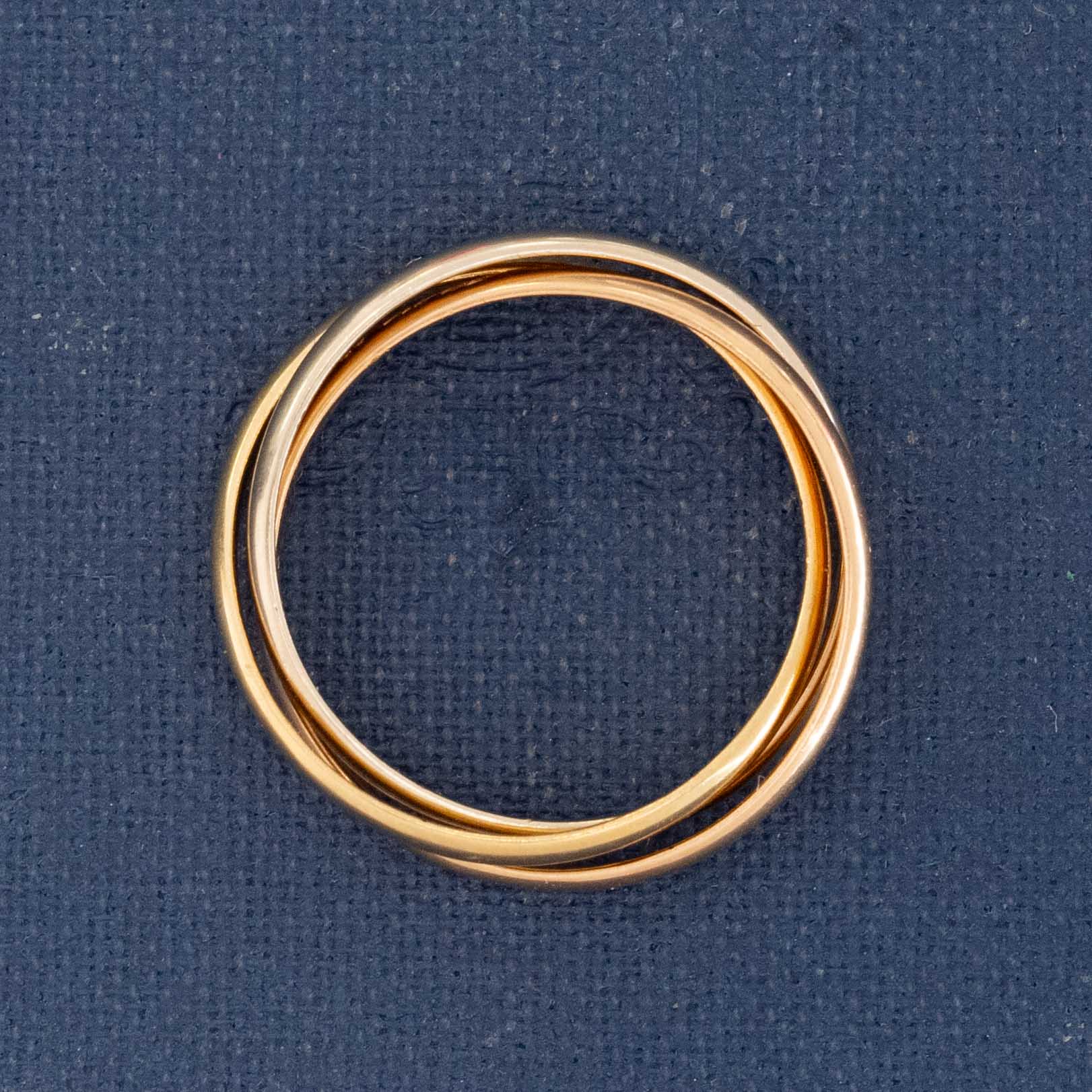 Trinity ring Cartier Le Must de Cartier, classic interlocking rings