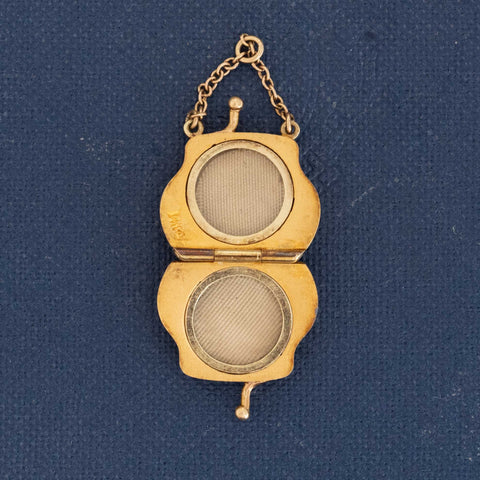 Vintage Locket Coin Purse Charm