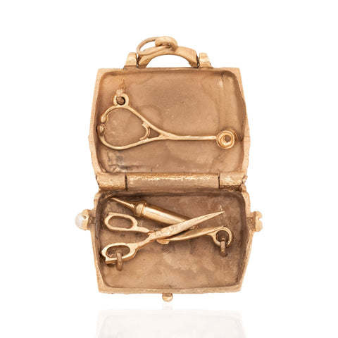 Vintage MD Medical Bag Pendant