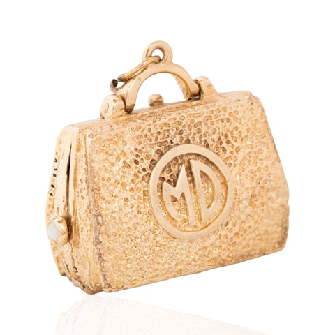 Vintage MD Medical Bag Pendant