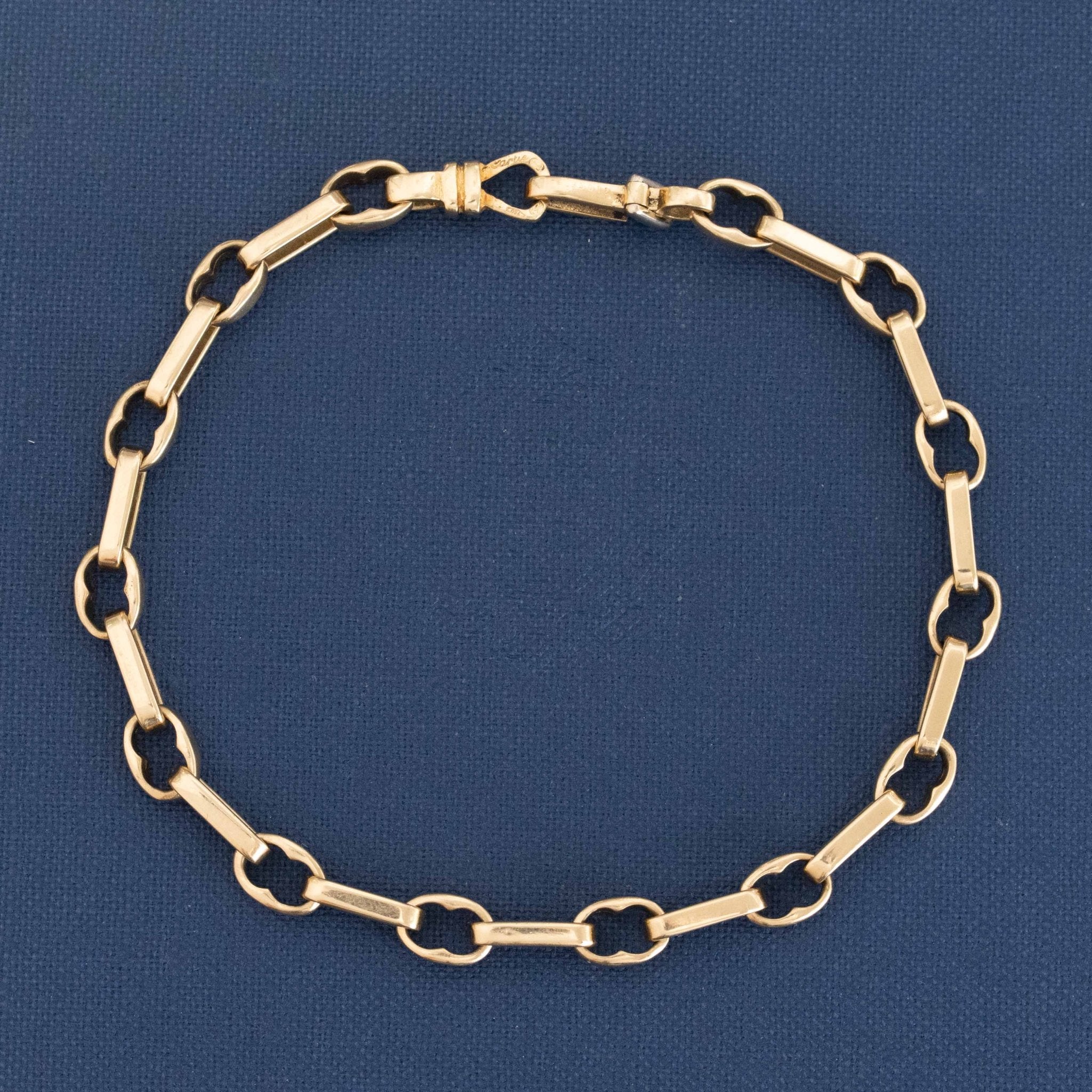 Vintage Mixed Cable Link Bracelet by Cartier