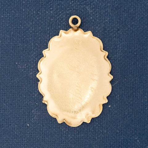 Vintage Oval Registered Nurse Charm