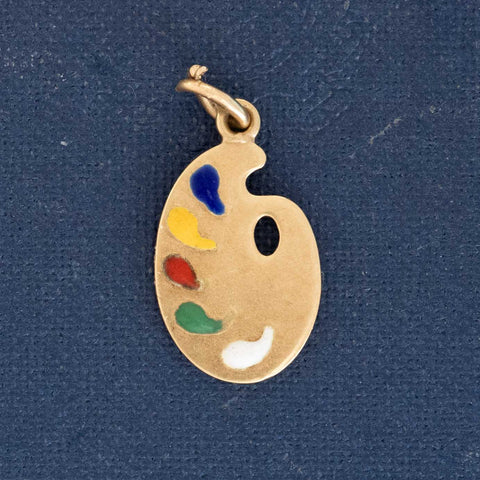 Vintage Paint Pallet Charm