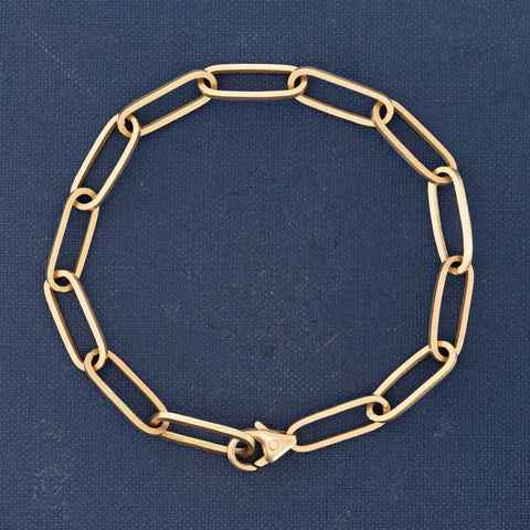 Vintage Paper Clip Chain Bracelet
