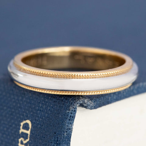 Vintage Platinum & Gold Band, by Tiffany & Co.
