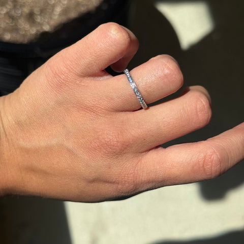 Vintage Round Brilliant Cut Diamond Eternity Band, by Tiffany & Co.