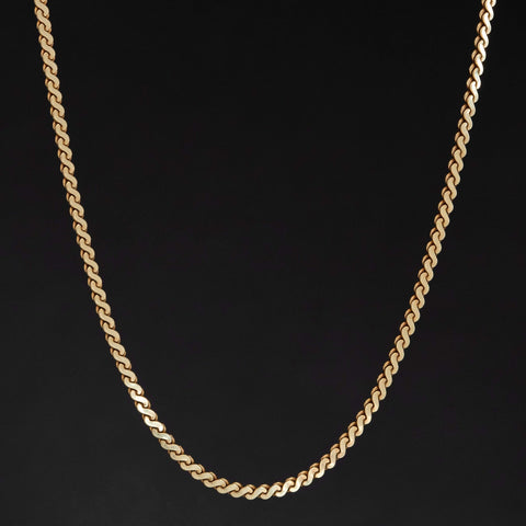 Vintage S Chain Link Necklace, by Uno A Erre