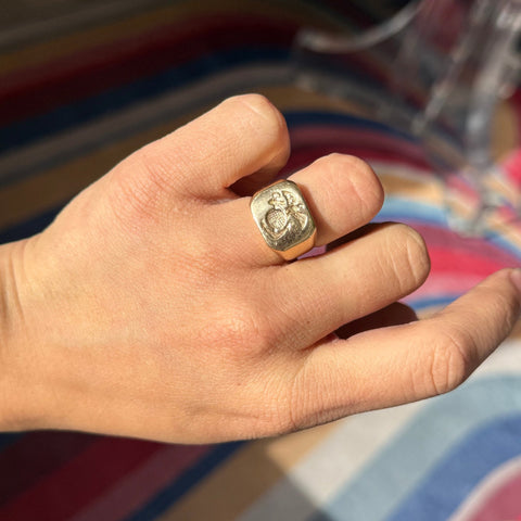 Vintage Semper Fi Signet Ring