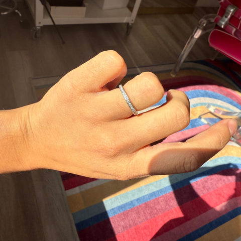 .70ctw Vintage Single Cut Diamond Eternity Band