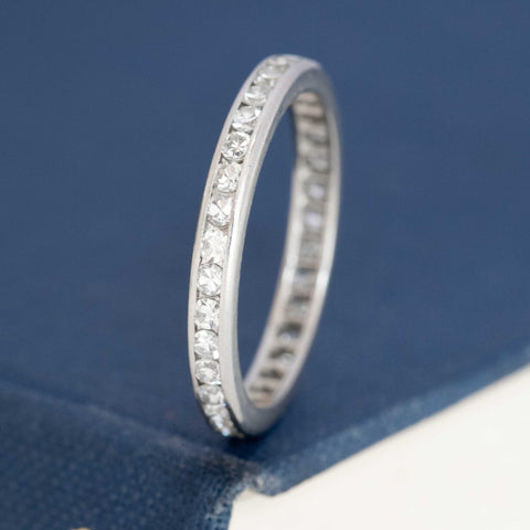 .70ctw Vintage Single Cut Diamond Eternity Band