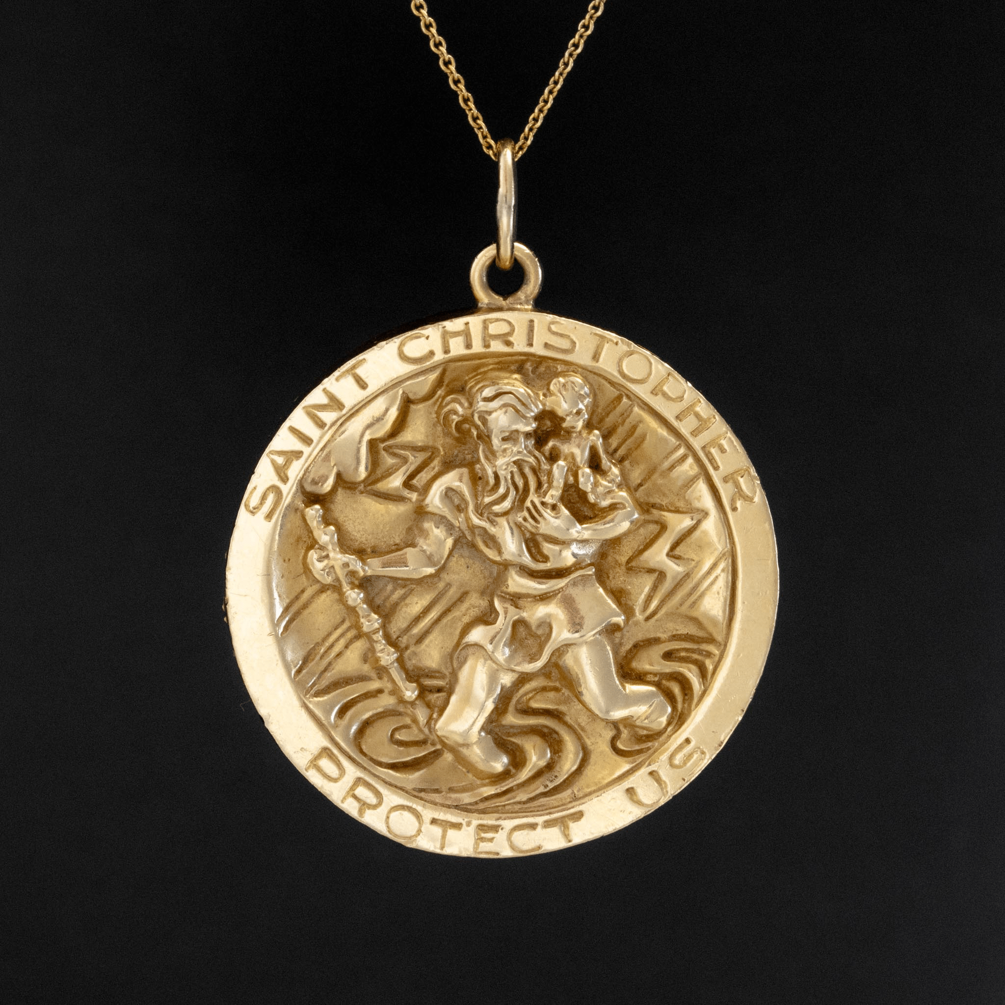 Vintage St. Christopher Pendant, by Tiffany & Co. – Jewels by Grace Vintage St. Christopher Pendant, by Tiffany & Co. – Jewels by Grace