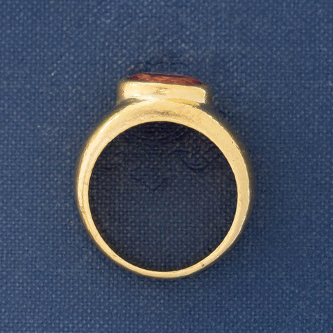 2.90ct Vintage Tourmaline Bezel Ring