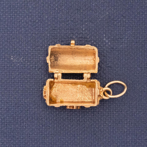 Vintage Treasure Chest Charm