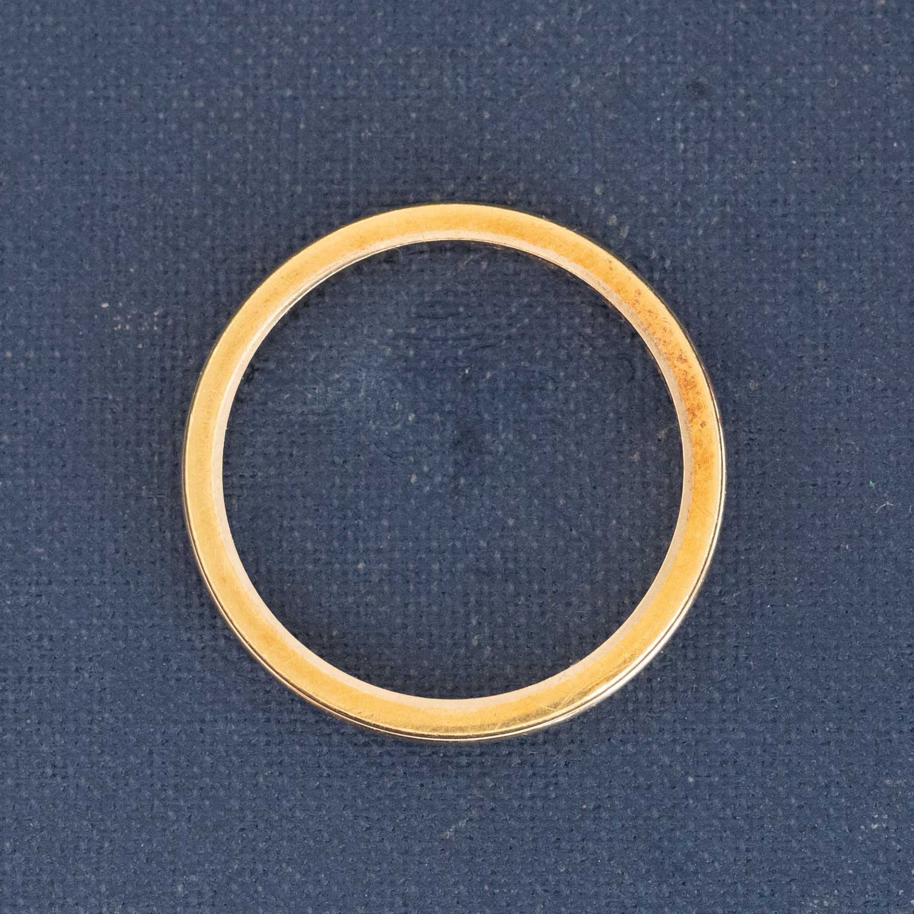 Mixed metal Cartier band, gold tones and vintage statement ring