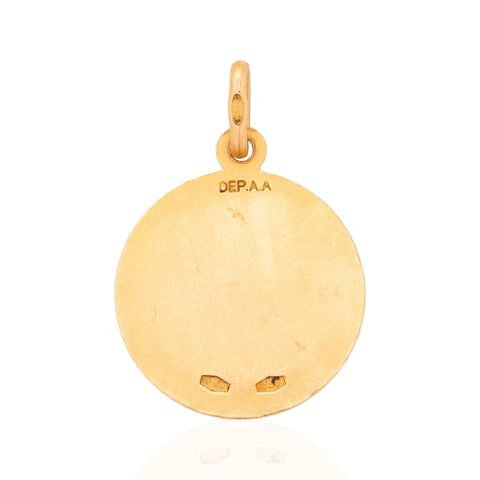 Vintage Uno A Erre 18K gold Di Ieri Di Domani love token pendant – alternate view 4