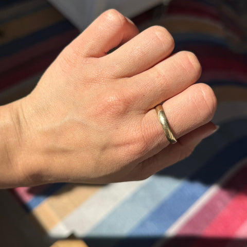 Vintage Wedding Band, 4.12mm