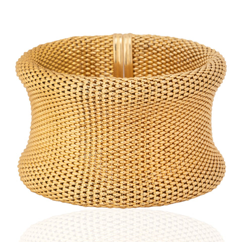 Vintage Wide Woven Bracelet