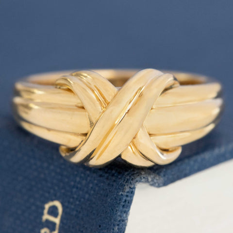 Vintage X Ring, by Tiffany & Co.