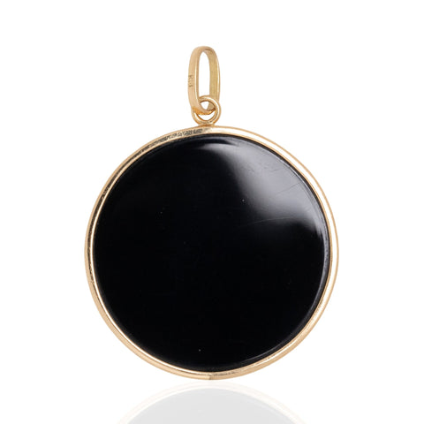 Zodiac Calendar Onyx Pendant