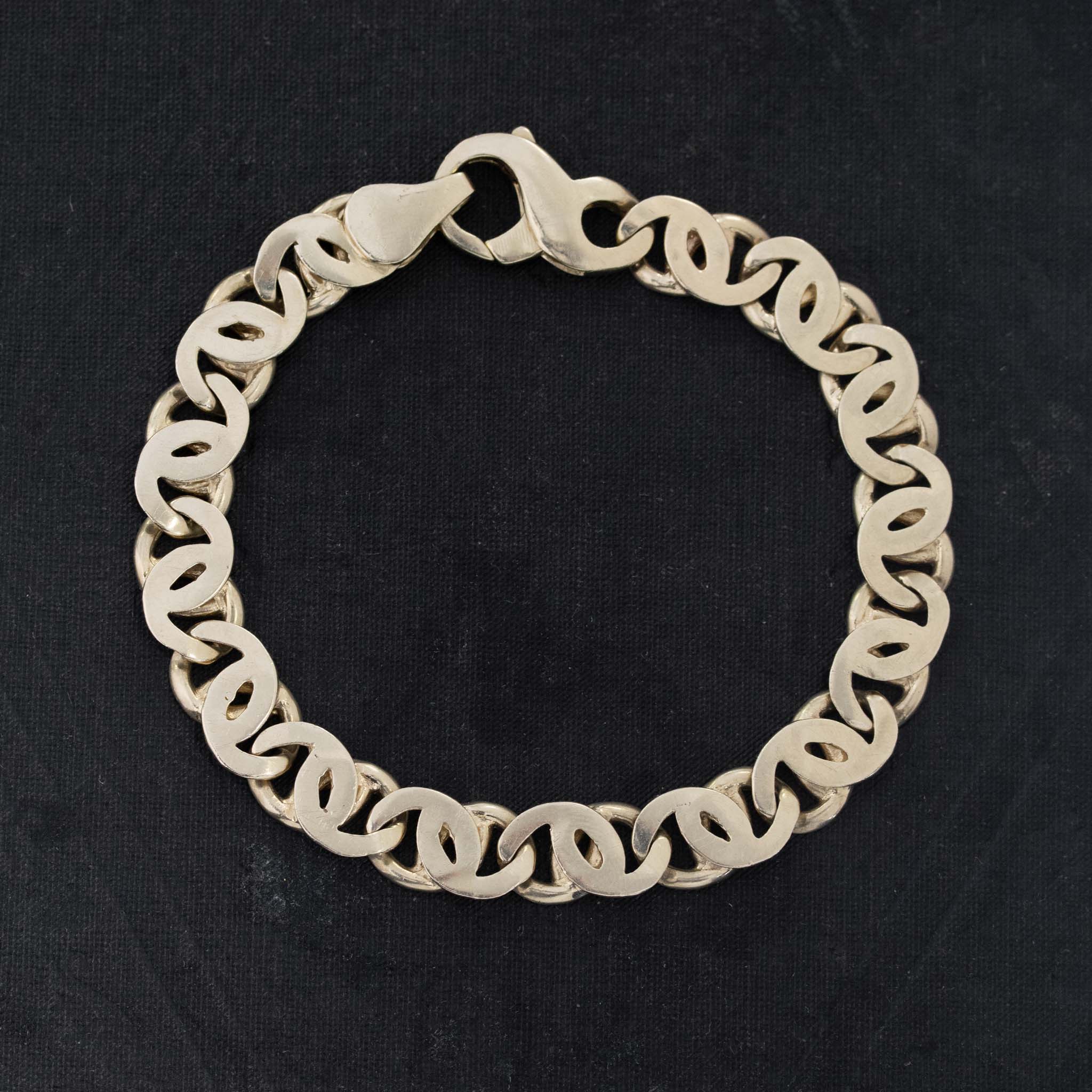 Chunky S-Hook Link Bracelet in 14K Yellow Gold