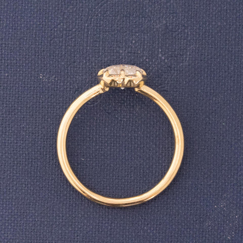 1.00ct Heart Cut Diamond Solitaire