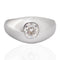 1.00ct Old Mine Cut Diamond Dome Ring, French