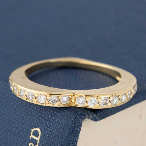 1.00ctw Diamond Heart Shape Stacker Bands, French
