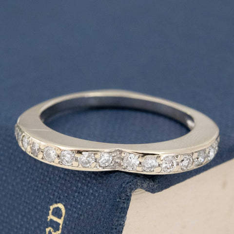 1.00ctw Diamond Heart Shape Stacker Bands, French