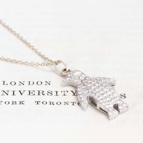 1.00ctw Diamond Penguin Charm Pendant