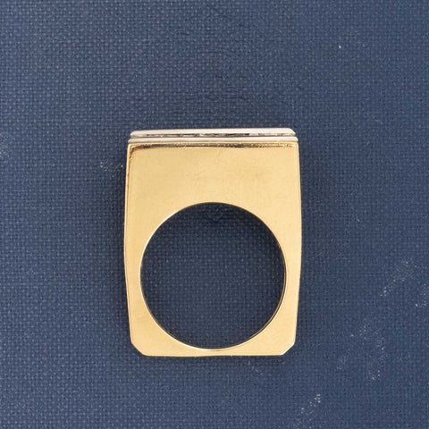 1.00ctw Retro Tapered Baguette Diamond Ring by Henry Dunay